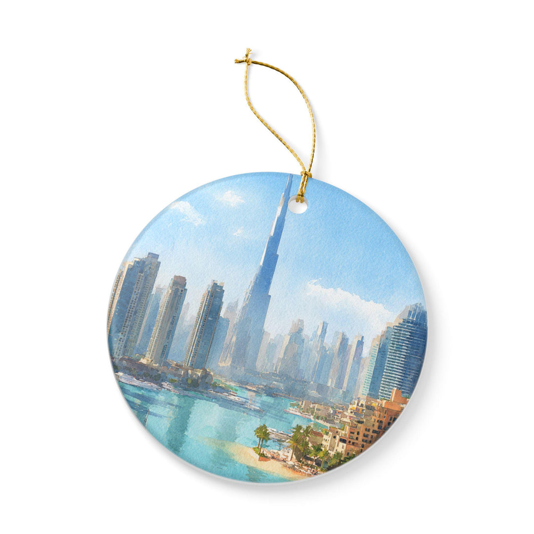 Dubai Ornament: Unique Dubai Souvenir, Dubai UAE Xmas Decor, and Authentic Dubai UAE Gift