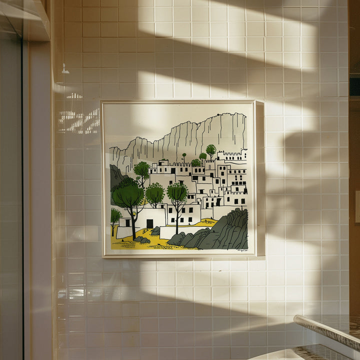 Modern Pakistan Art, Pakistan Print, Unique Pakistani Art, Pakistan Scenery Gift, Travel Poster, Housewarming Gift