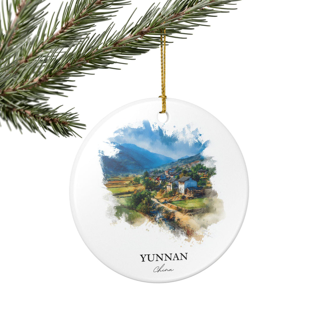 Yunnan China Ornament: Unique Yunnan Souvenir, Yunnan China Xmas Decor, and Authentic Yunnan China Gift