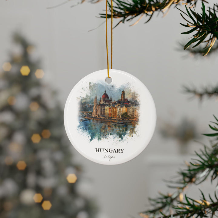 Hungary Ornament: Unique Hungary Souvenir, Hungary Xmas Decor, and Authentic Hungary Country Gift