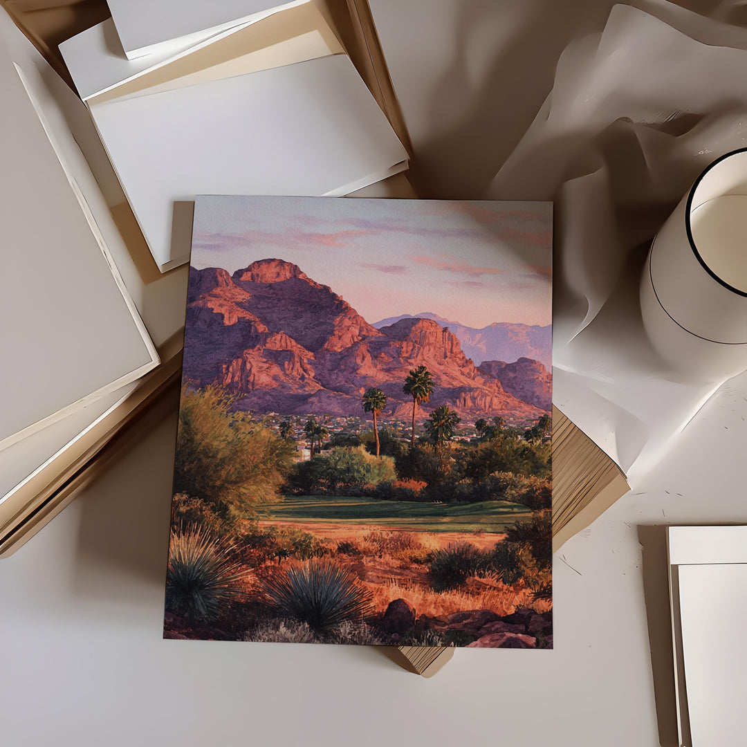Phoenix, Arizona, USA – Watercolor Art Print