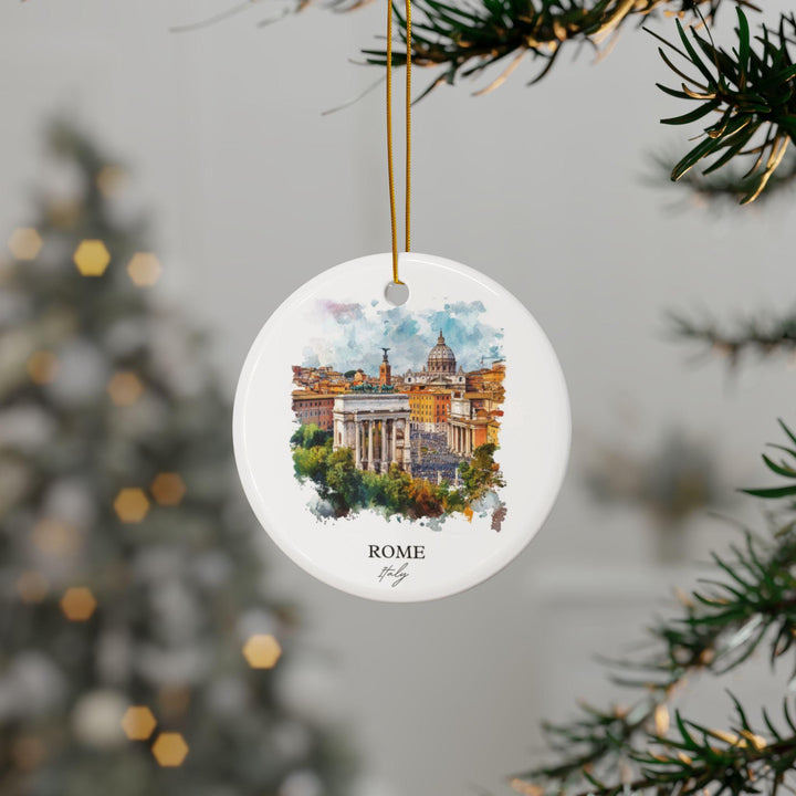 Rome Italy Ornament: Unique Rome Souvenir, Rome Xmas Decor, and Authentic Rome Italy Gift