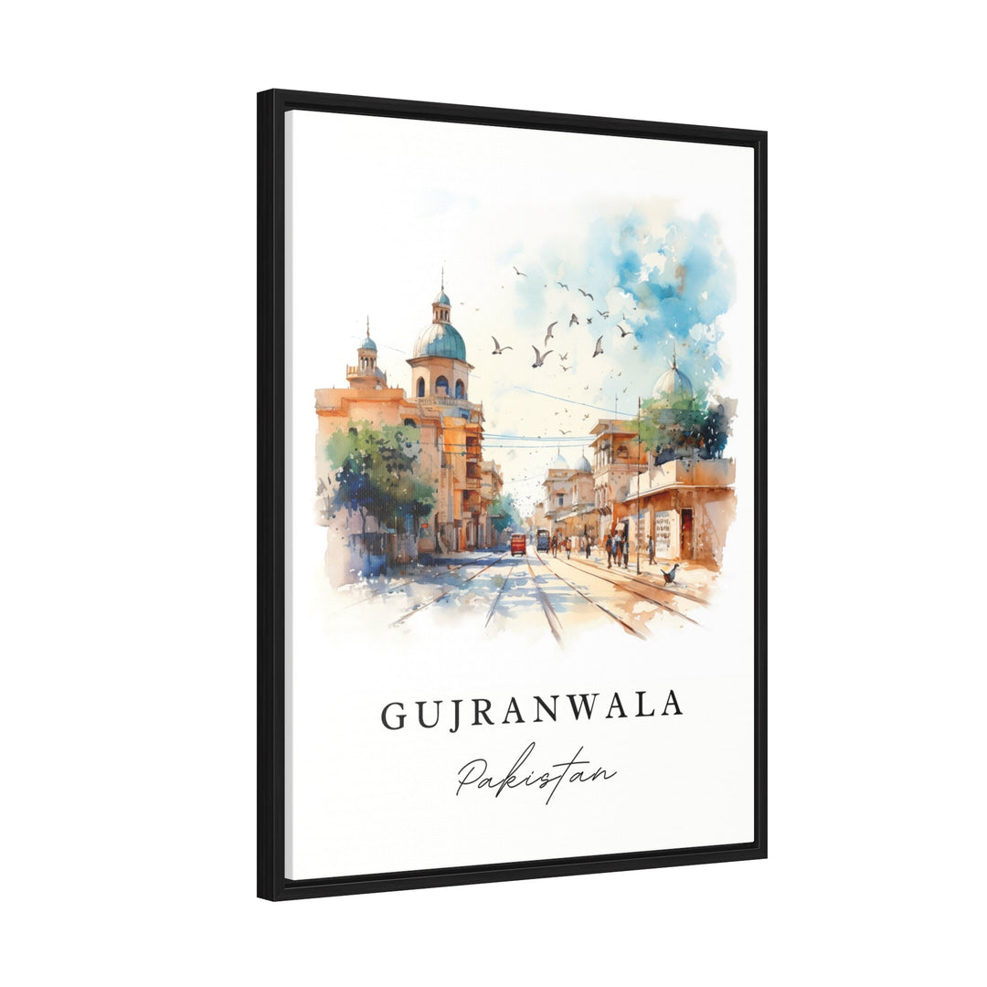 Gujranwala Pakistan wall art - Pakistan, Gujranwala poster print, Gujranwala Wedding gift, Birthday present, Custom Text, Perfect Gift