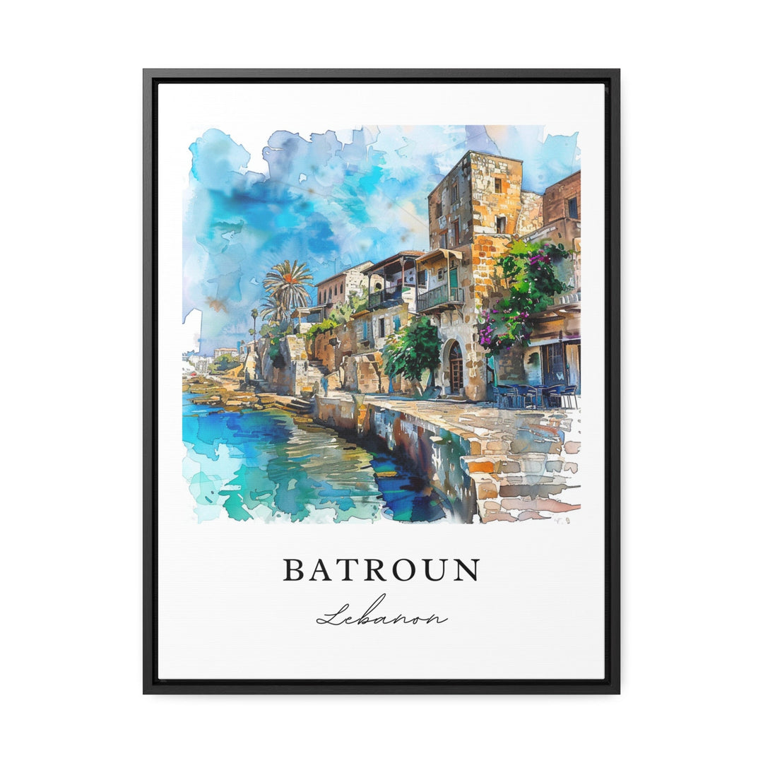 Batroun Wall Art - Lebanon Print