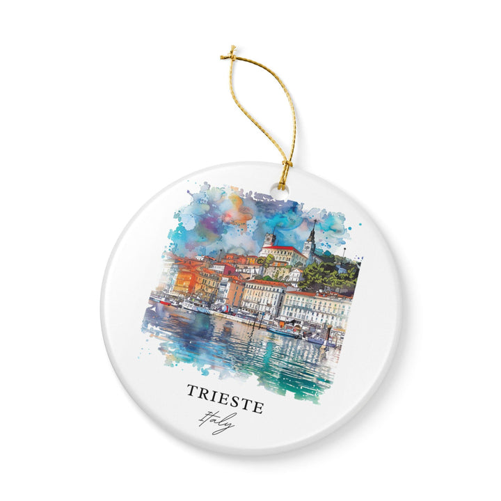 Trieste Italy Ornament: Unique Trieste Souvenir, Trieste Italy Xmas Decor, and Authentic Italy Gift