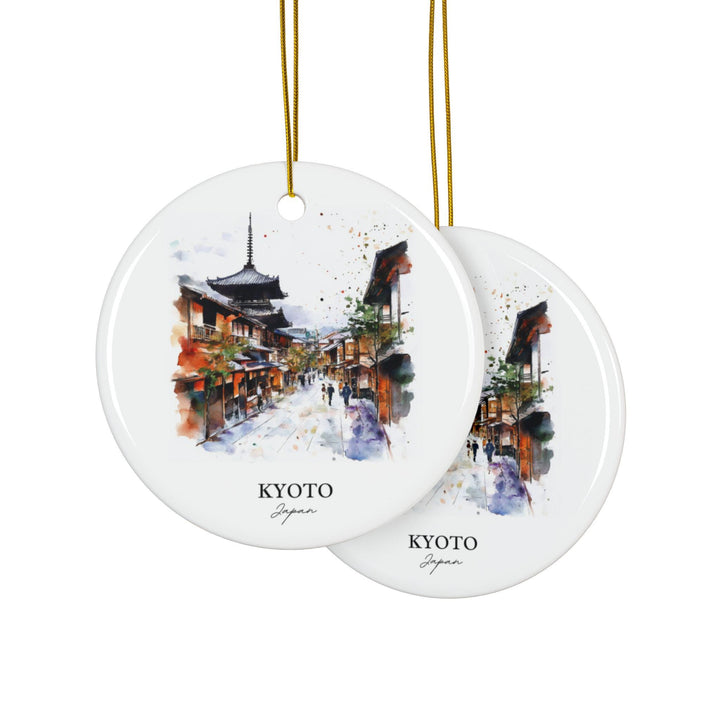 Kyoto Japan Ornament: Unique Kyoto Souvenir, Kyoto Xmas Decor, and Authentic Kyoto Japan Gift