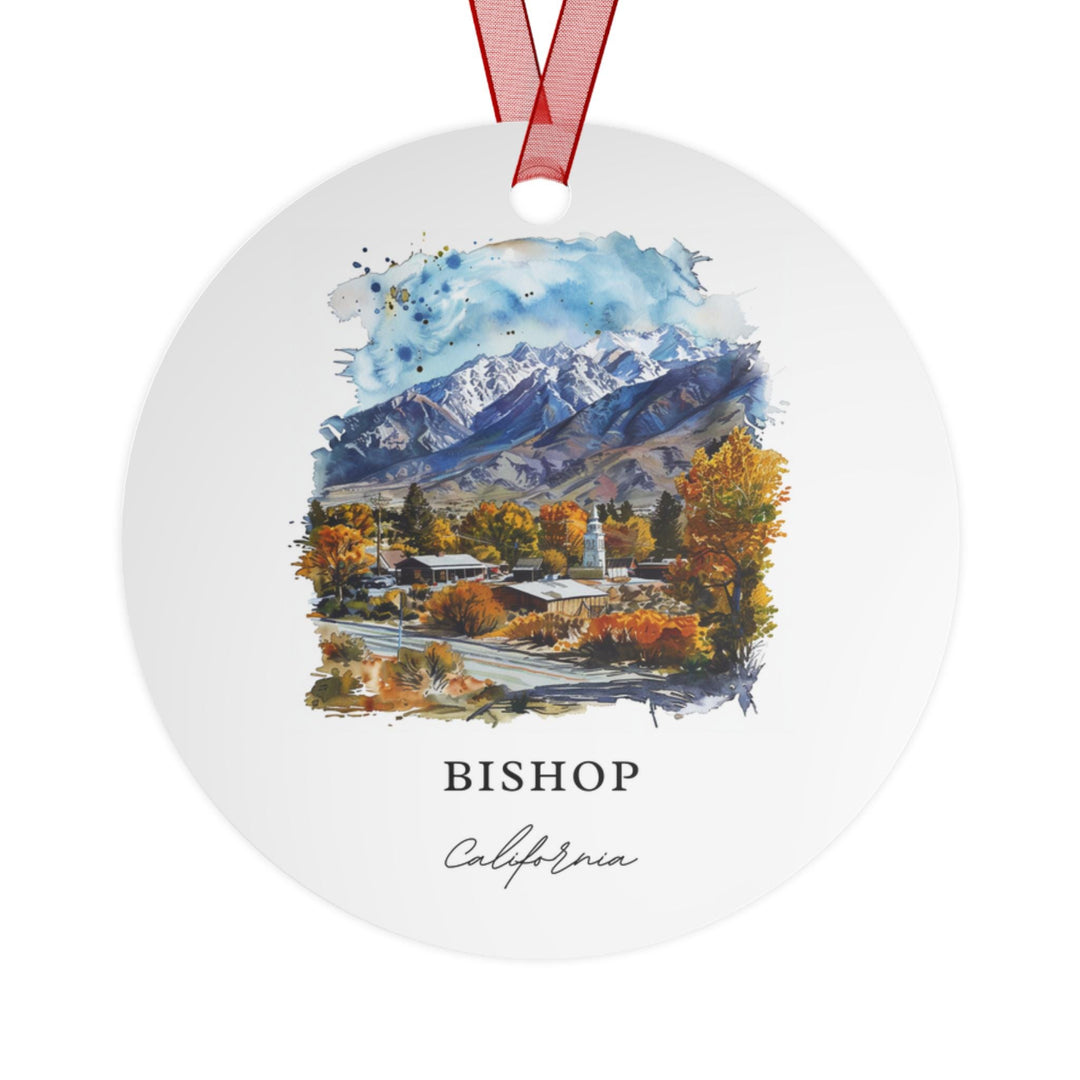 Bishop, California Ornament: Unique Bishop Cali Souvenir, Bishop California Xmas Decor, and Authentic Bishop CA Gift
