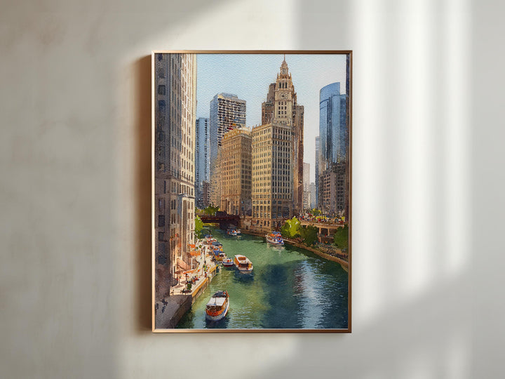 Chicago, USA – Watercolor Art Print