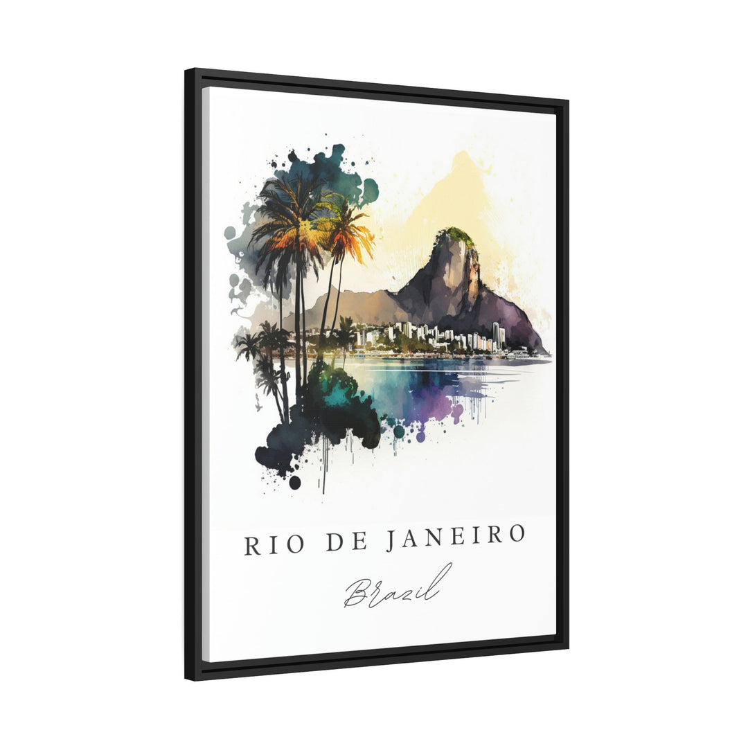 Rio de Janeiro wall art - Brazil, Rio poster, Rio Brazil Wedding gift, Rio de Janeiro Birthday present, Custom Text, Personalised Gift