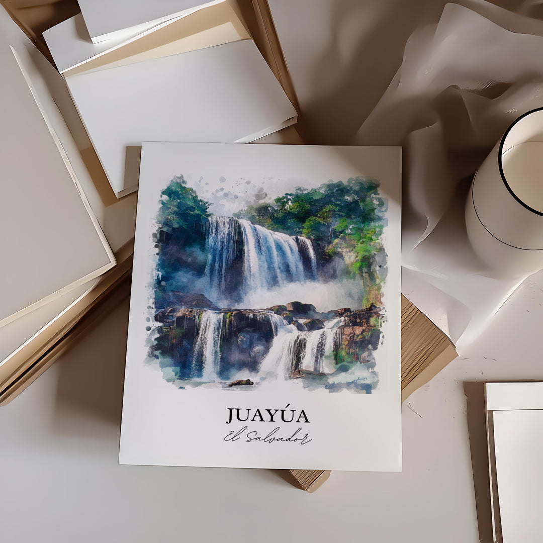 Juayúa, El Salvador – Watercolor Art Print