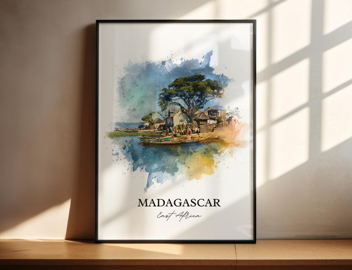 Puerto Rico Wall Art, Puerto Rico Print, Puerto Rico Watercolor Art, Puerto Rico Gift, Travel Print, Travel Poster, Housewarming Gift