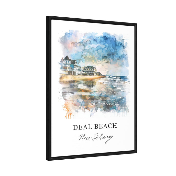 Deal NJ Wall Art, Deal Beach Print, Jersey Shore Watercolor Art, Deal NJ Gift, Travel Poster, Housewarming Gift