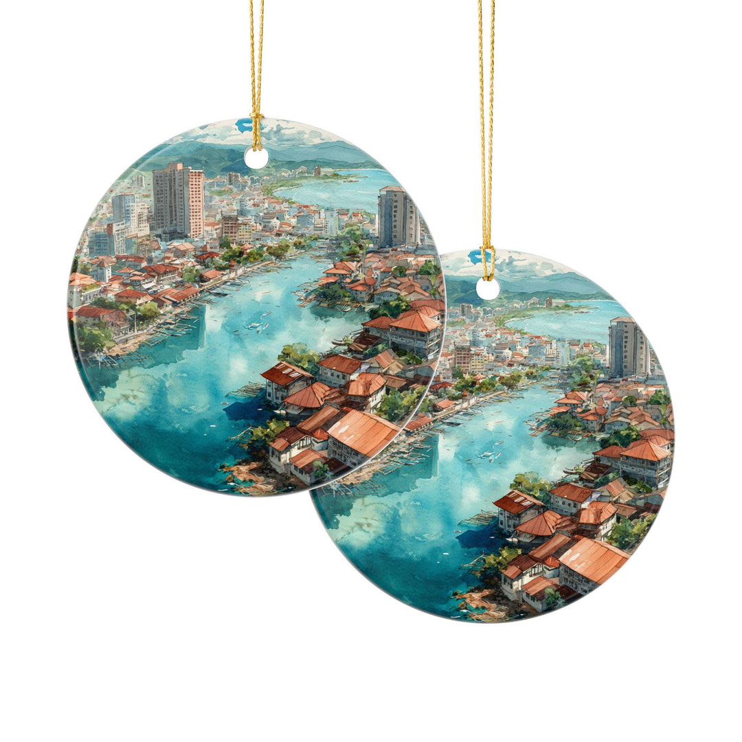 Cebu Philippines Ornament: Unique Cebu Souvenir, Cebu Xmas Decor, and Authentic Cebu Philippines Gift