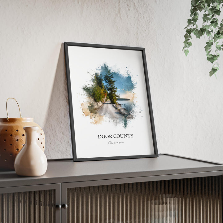 Door County, Wisconsin – Watercolor Art Print