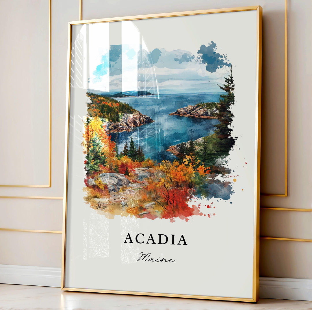 Acadia National Park Wall Art - Maine Print