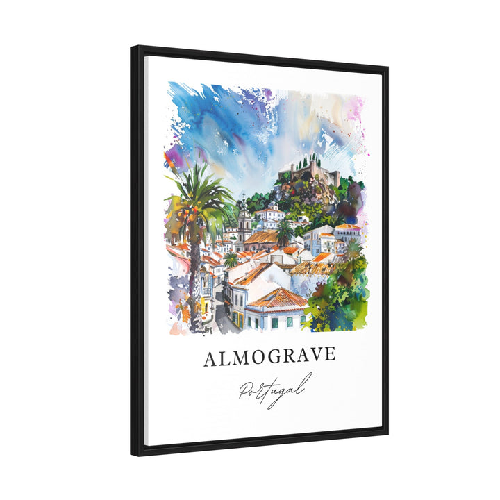 Almograve Wall Art, Longueira Print, Almograve Watercolor Art, Odemira Portugal Gift, Travel Poster, Housewarming Gift