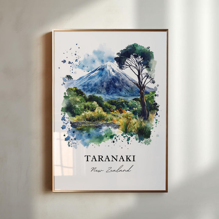 Taranki Wall Art - New Zealand Print