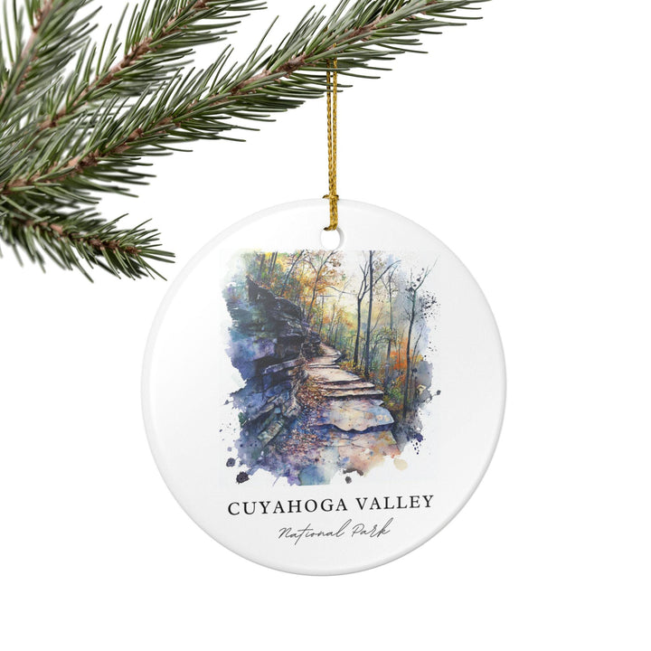 Cuyahoga Valley Ornament: Unique Cuyahoga Valley Souvenir, Cuyahoga Valley Xmas Decor, and Authentic Cuyahoga Valley Gift