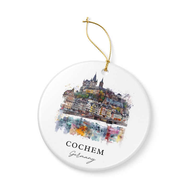 Cochem Germany Ornament: Unique Cochem Souvenir, Cochem Germany Xmas Decor, and Authentic Germany Gift