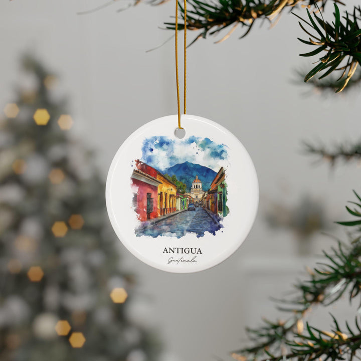 Antigua Guatemala Ornament: Unique Antigua Souvenir, Guatemala Xmas Decor, and Authentic Guatemala Gift
