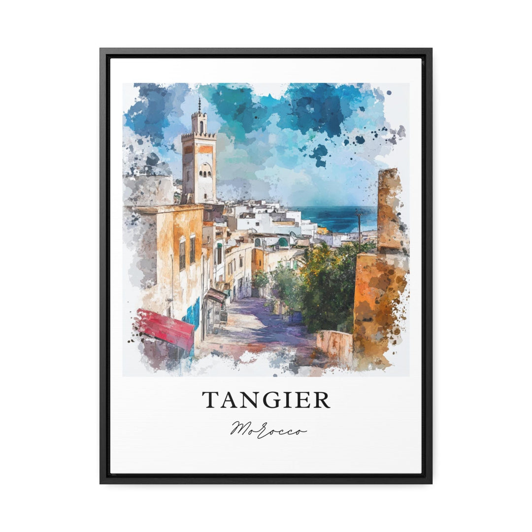 Tangier, Morocco – Watercolor Art Print