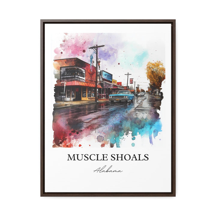 Muscle Shoals Wall Art - Alabama Print