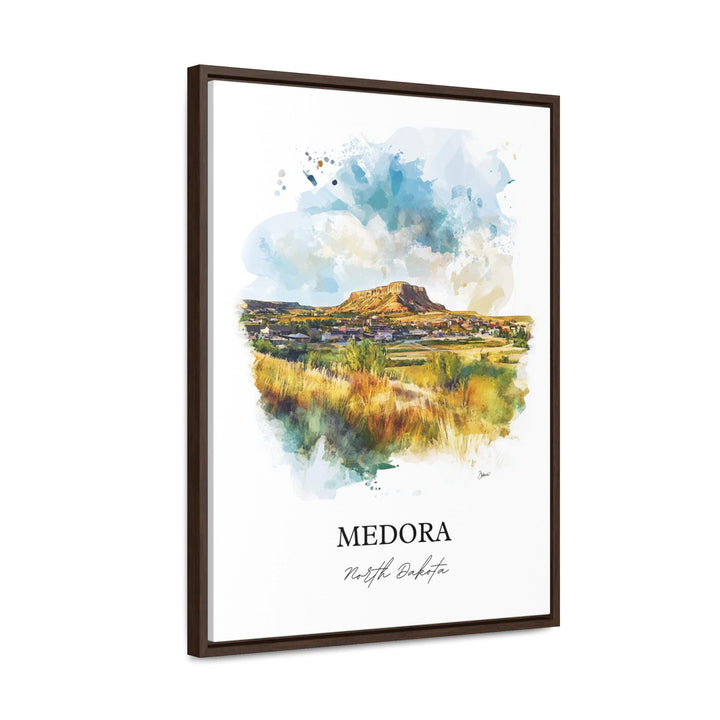 Medora, North Dakota, USA – Watercolor Art Print