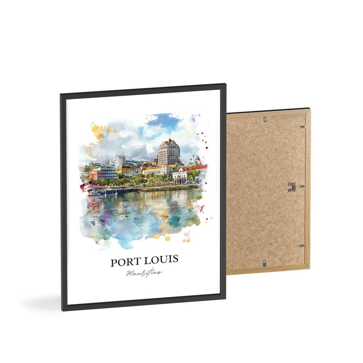Port Louis, Mauritius – Watercolor Art Print