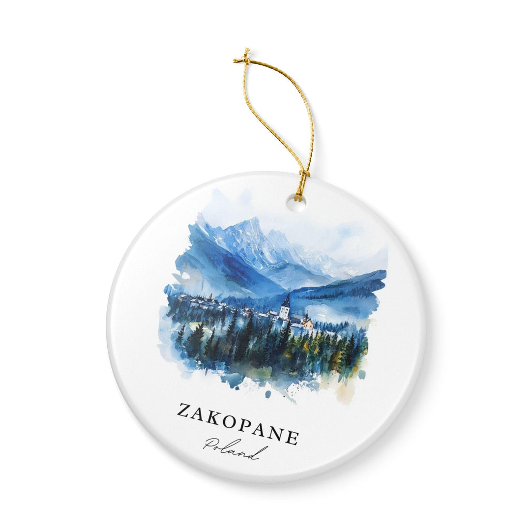 Zakopane Poland Ornament: Unique Zakopane Souvenir, Zakopane Xmas Decor, and Authentic Zakopane Poland Gift