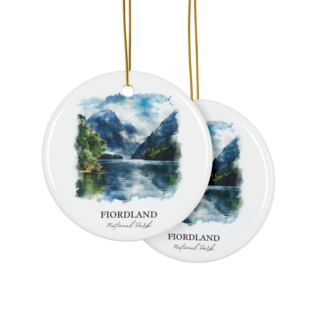 Fiordland National Park Ornament: Unique New Zealand Souvenir, Fiordland Xmas Decor, and Authentic Fiordland National Park Gift