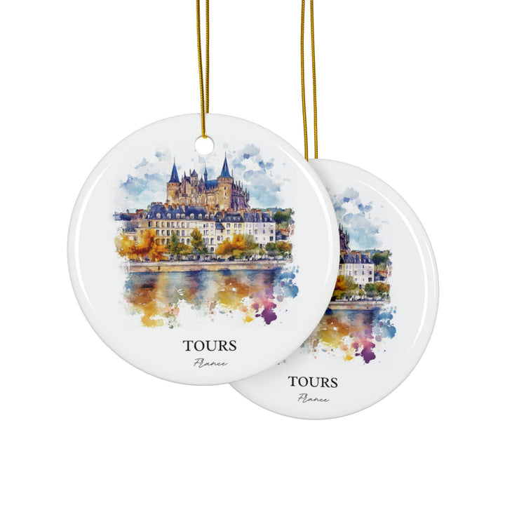 Tours France Ornament: Unique Tours Souvenir, Tours France Xmas Decor, and Authentic France Gift