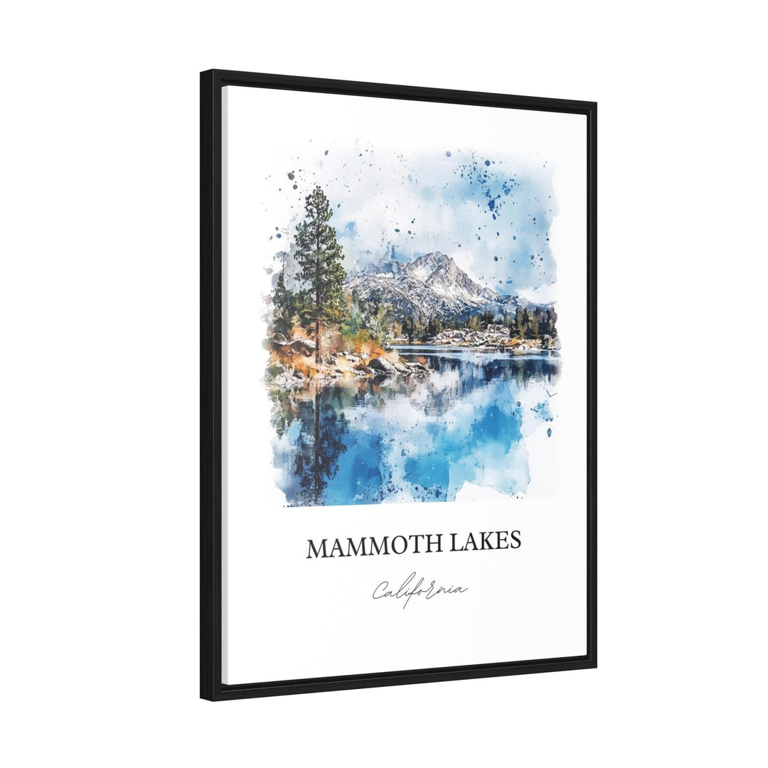 Mammoth Lakes Art, June Mountain Print, Sierra Nevada Watercolor Art, Mammoth Lakes Gift, Travel Print, Travel Poster, Housewarming Gift