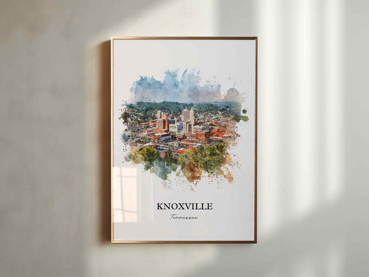 Knoxville, Tennessee – Watercolor Art Print