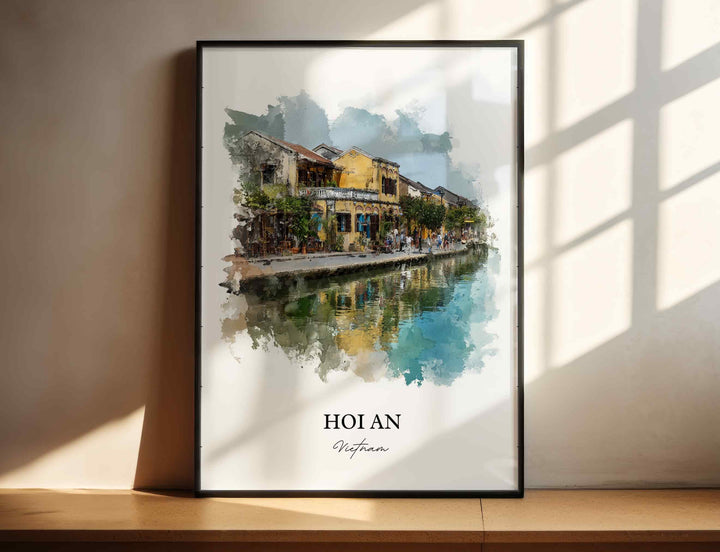 Hoi An, Vietnam – Watercolor Art Print