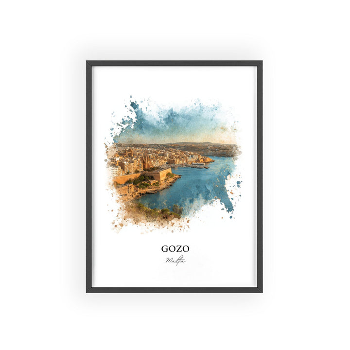Gozo, Malta – Watercolor Art Print
