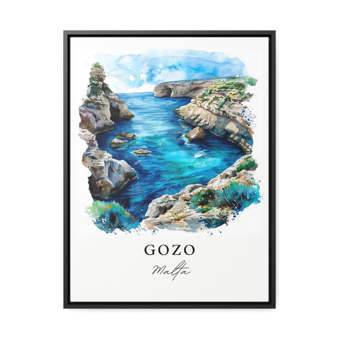 Gozo Malta Art Print, Gozo Print, Malta Wall Art, Gozo Gift, Travel Print, Travel Poster, Travel Gift, Housewarming Gift