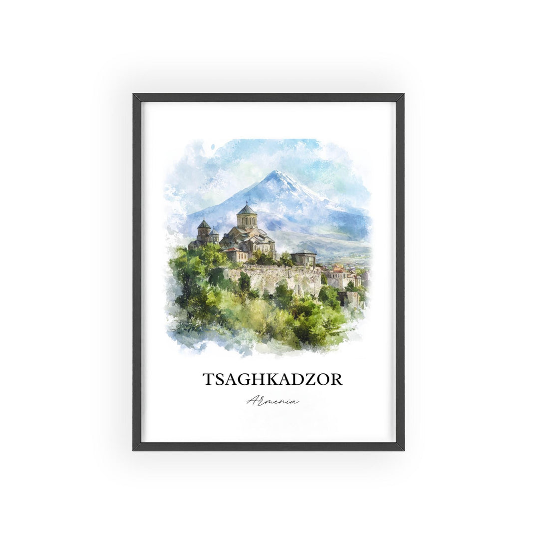 Tsaghkadzor, Armenia – Watercolor Art Print
