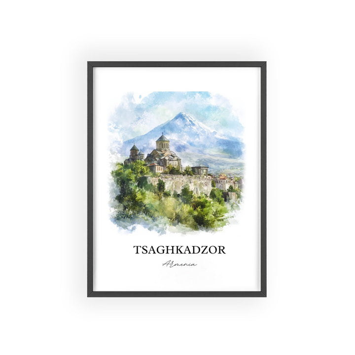 Tsaghkadzor, Armenia – Watercolor Art Print