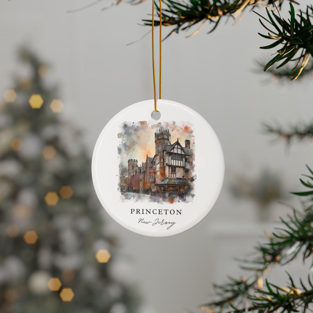 Princeton NJ Ornament: Unique Princeton Souvenir, Princeton Xmas Decor, and Authentic Princeton NJ Gift