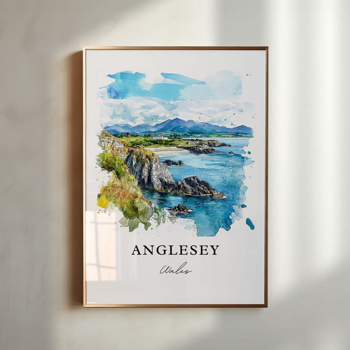 Isle of Angelesey Wall Art - Scotland UK Print