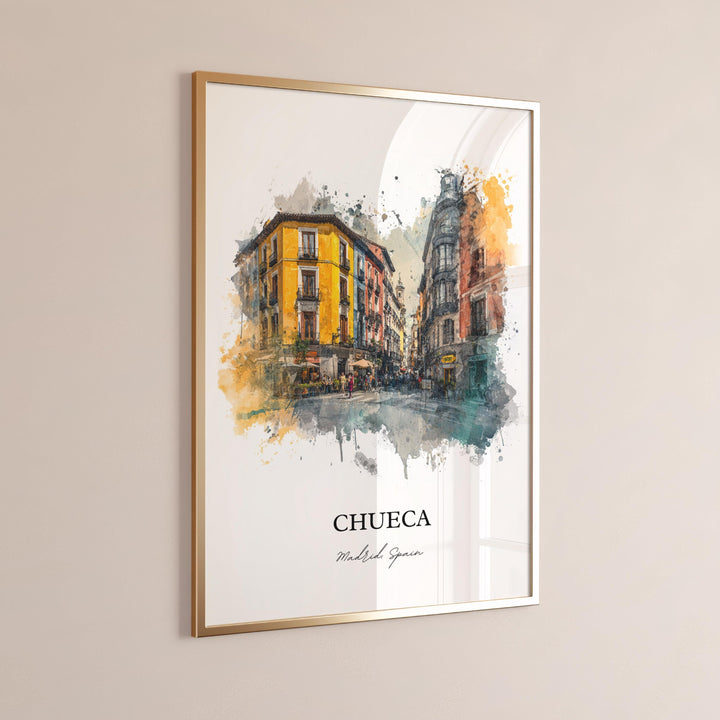 Chueca, Spain – Watercolor Art Print