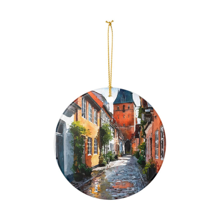 Aarhus Denmark Ornament: Unique Aarhus Souvenir, Aarhus Denmark Xmas Decor, and Authentic Aarhus Gift