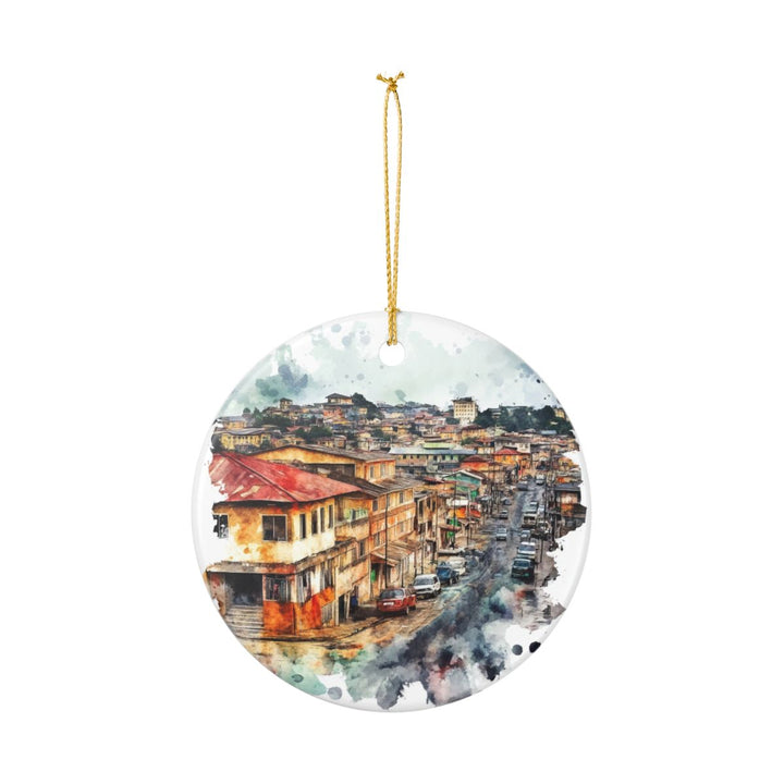 Aba Nigeria Ornament: Unique Aba Souvenir, Aba Nigeria Xmas Decor, and Authentic Aba Gift
