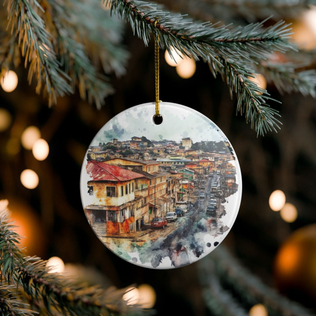 Aba Nigeria Ornament: Unique Aba Souvenir, Aba Nigeria Xmas Decor, and Authentic Aba Gift