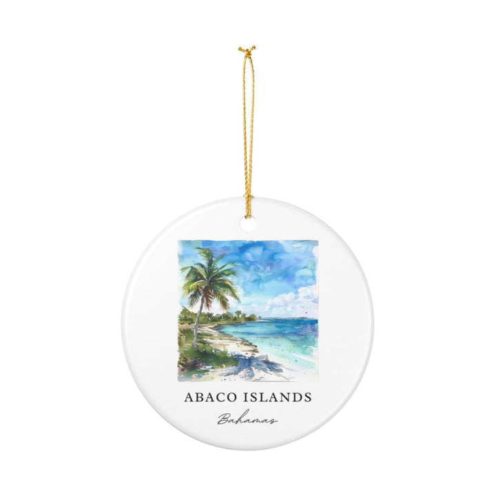 Abaco Islands Bahamas Ornament: Unique Abaco Islands Souvenir, Abaco Islands Bahamas Xmas Decor, and Authentic Abaco Islands Gift