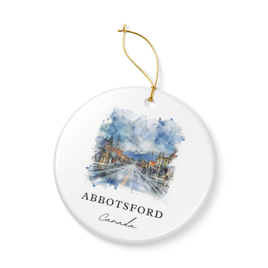 Abbotsford Ornament: Unique Abbotsford Souvenir, Abbotsford Xmas Decor, and Authentic Abbotsford Gift