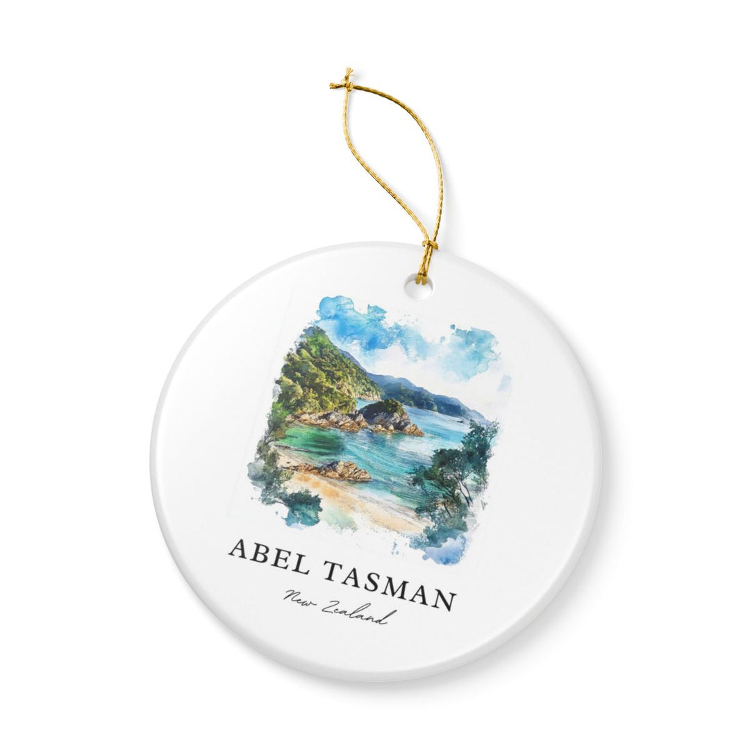 Abel Tasman National Park New Zealand Ornament: Unique Abel Tasman National Park Souvenir, Abel Tasman National Park New Zealand Xmas Decor, and Authentic Abel Tasman National Park Gift