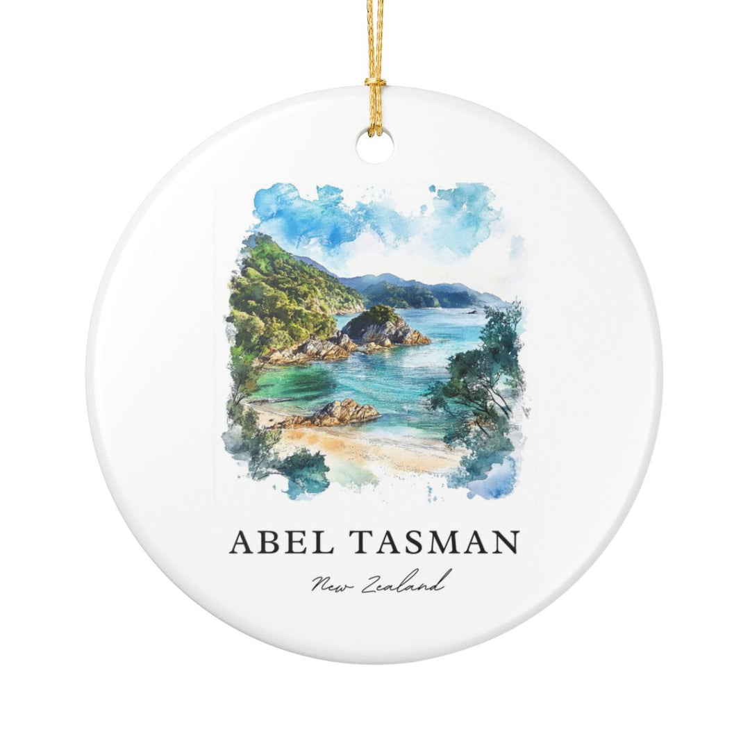 Abel Tasman National Park New Zealand Ornament: Unique Abel Tasman National Park Souvenir, Abel Tasman National Park New Zealand Xmas Decor, and Authentic Abel Tasman National Park Gift