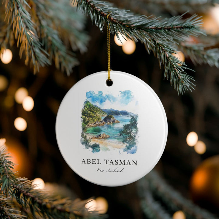 Abel Tasman National Park New Zealand Ornament: Unique Abel Tasman National Park Souvenir, Abel Tasman National Park New Zealand Xmas Decor, and Authentic Abel Tasman National Park Gift