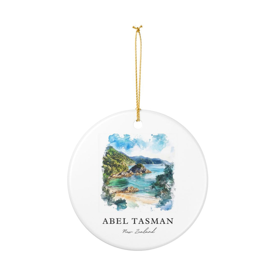 Abel Tasman National Park New Zealand Ornament: Unique Abel Tasman National Park Souvenir, Abel Tasman National Park New Zealand Xmas Decor, and Authentic Abel Tasman National Park Gift